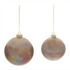 Ball Ornament (Set of 4) 4"D, 5"D Glass