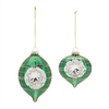 Reflector Ornament (Set of 12) 3.25"H, 4"H Glass