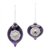 Reflector Ornament (Set of 12) 3.25"H, 4.25"H Glass