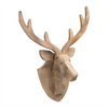 Deer Mount 21”H Wood