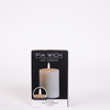 FIA Wick Candle CREAM (Set of 2) 3" x 4"H Wax/Plastic 2 C Batteries Not Included
