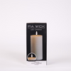 FIA Wick Candle CREAM (Set of 2) 3"D x 6"H Wax/Plastic 2 C Batteries Not Included