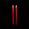 FIA Wick Red Taper Candle (Set of 2)
