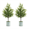 Potted Mini Tree (Set of 2) 23”H Plastic