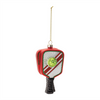 Pickleball Racket Ornament (Set of 6) 5”H Glass
