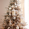 Lantern 14”H Wood 3 AA Batteries Not Included/USB Cord Included