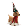 Dog on Sled and Skis (Set of 2) 13"L x 13.5"H, 13"L x 16.5"H Polyester