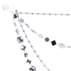 Chain and Bead Garland (Set of 2) 20”L Plastic