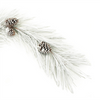 Flocked Pine Garland 48”L PVC