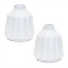 Vase (Set of 2) 7”H Ceramic