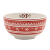 Santa Candy Bowl (Set of 4) 6"D x 3.25"H Ceramic