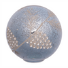 LED Globe w/Cone (Set of 2) 5"H, 7.5"H Glass 3 AA Batteries Not Included