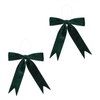 Bow Ornament (Set of 2) 13"W x 13"H Polyester