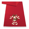 Candy Cane Table Runner 72"L x 14"W Cotton