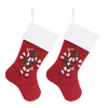 Stocking (Set of 2) 17”H Cotton