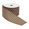 2.5” x 10 Yds. Wired Polyester (Set of 2)