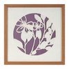 Framed Floral Wall Décor (Set of 2) 14”SQ Paper/MDF/Glass