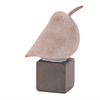 Bird on Base (Set of 2) 4.75"H, 5.5"H Resin