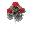 Geranium Bush (Set of 2) 19”H Polyester