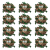 Nest w/Eggs (Set of 12) 5"D x 3"H Twig/Grass/Foam