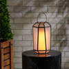 Lantern 6.5"D x 10.75"H Glass/Iron