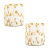 Votive Holder (Set of 2) 4"D x 4.5"H Glass