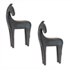 Horse (Set of 2) 11.5"L x 18.25"H Resin