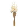Bleached Zinnia Bouquet (Set of 2) 29.5”H Plastic