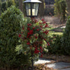 Lantern Wreath Holder 43.5"H Metal/Glass