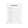 Weekly Wall Calendar 14.5" x 19"H Acrylic