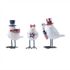 Americana Bird (Set of 3) 5.2 x 2.95 x 5.71
