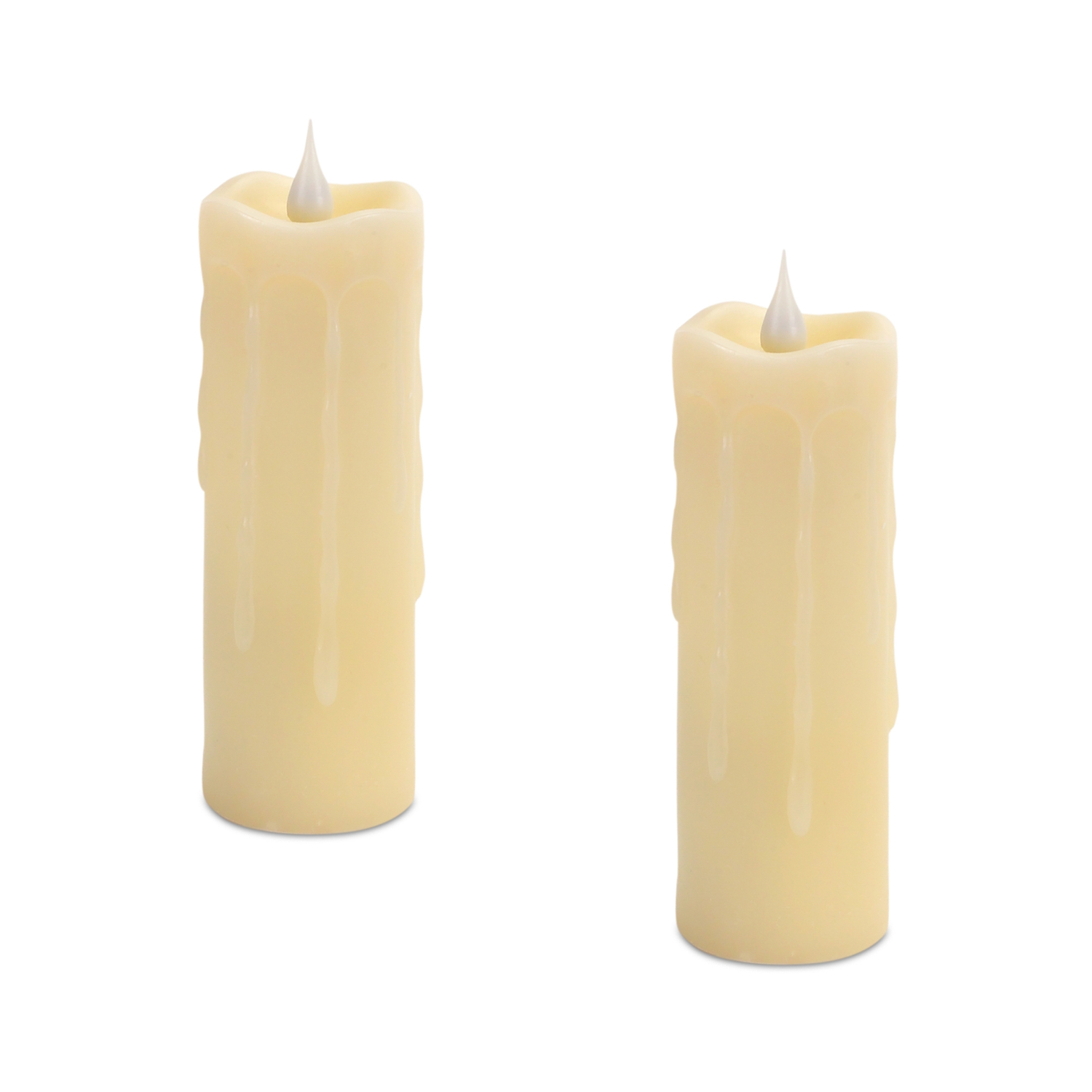 Simplux Votive w/Moving Flame (Set of 2) 2"Dx6"H W/RMT