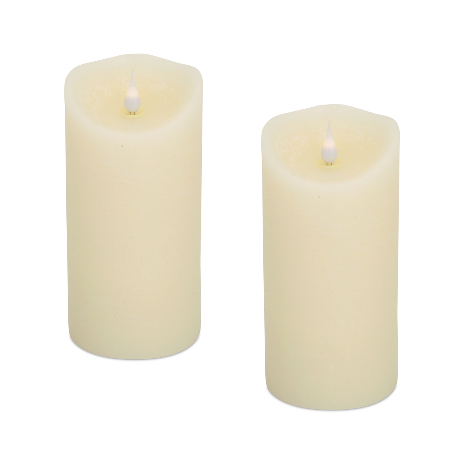 Simplux Designer Melted Candle (Set of 2)  7.5"H W/RMT