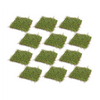 Moss Mat (Setof 12) 12"SQ Polyester/Plastic