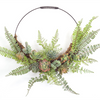 Fern and Succulent Wall Décor 24.5" x 19.25"H Plastic/Wire