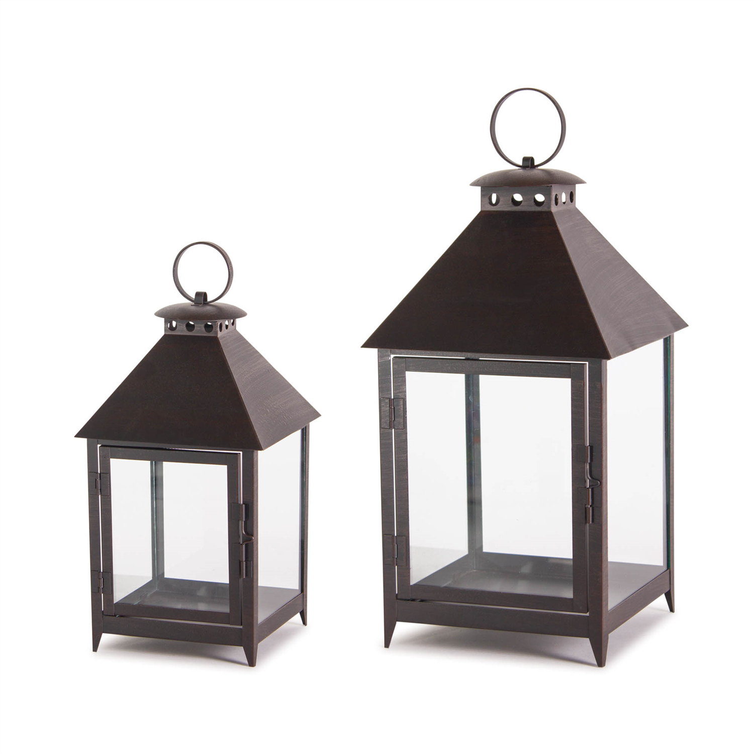 Lantern (Set of 2) 11.75"H, 16"H Iron