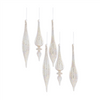 Drop Ornament (Set of 6) 9"H, 10"H, 10.25"H Glass