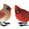 Cardinal (Set of 4) 4”H Resin