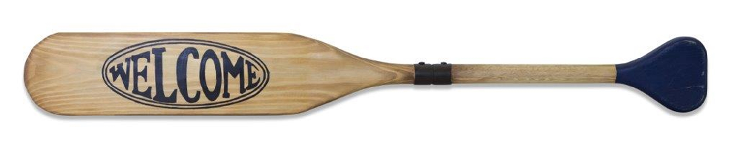 Welcome Oar 35.5"L x 4.5"H Wood
