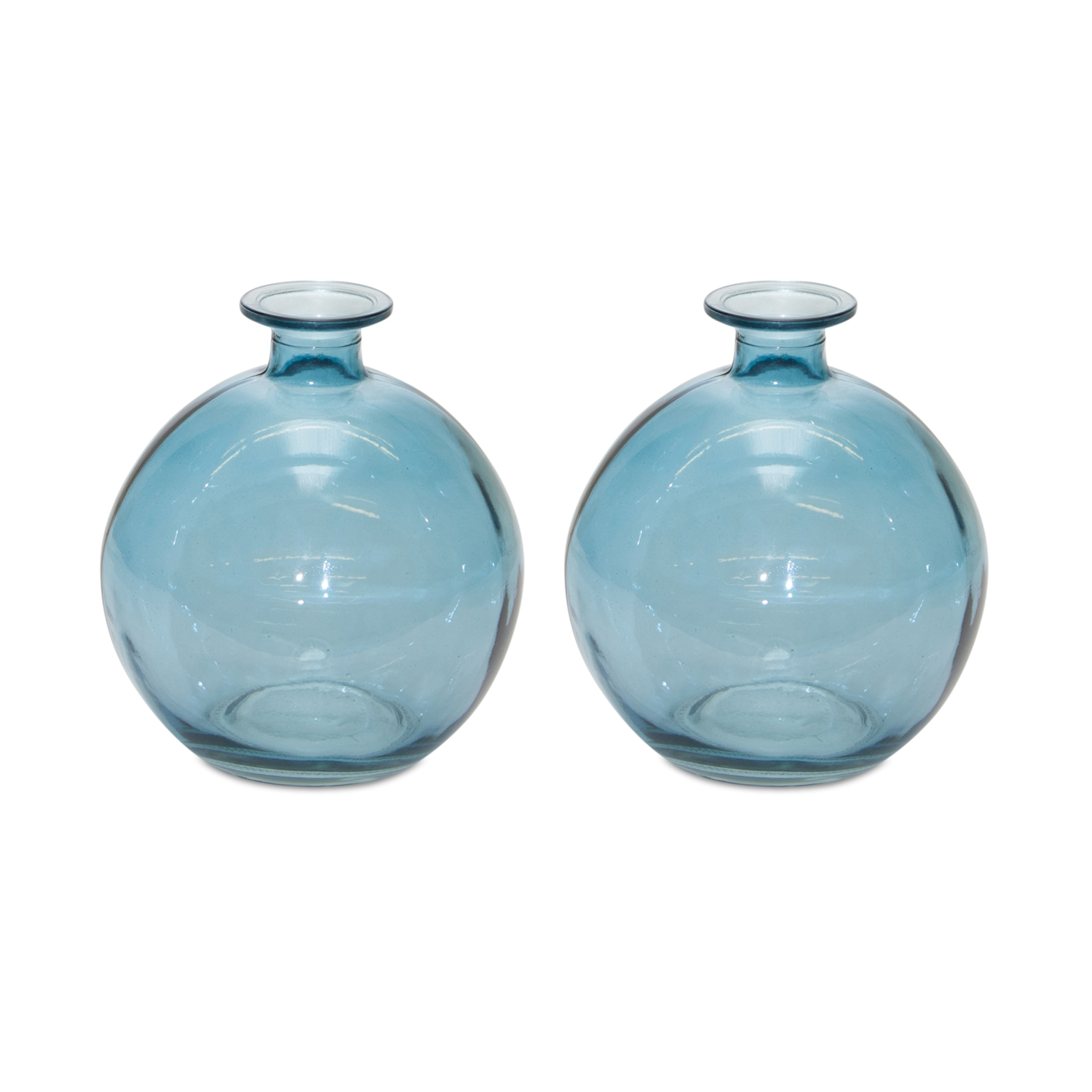 Vase (Set of 2) 5.5”H Glass