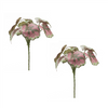 Begonia Leaf (Set of 2) 11.5”H Polyester
