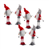Gnome Skier (Set of 6) 14.25”H Polyester