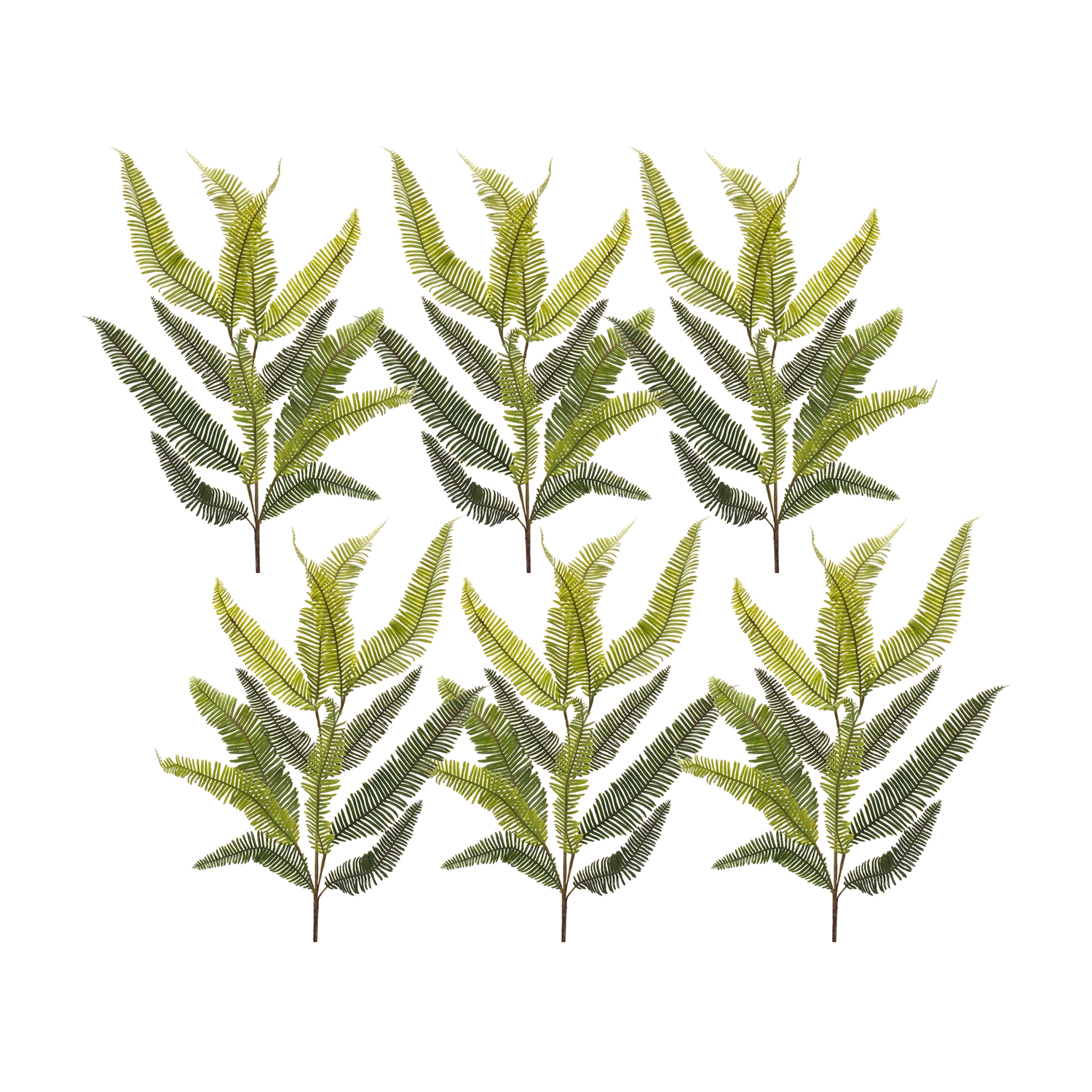 Fern Spray (Set of 6) 39”H Plastic