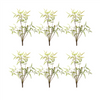 Mini Fern Bush (Set of 6) 19”H Plastic