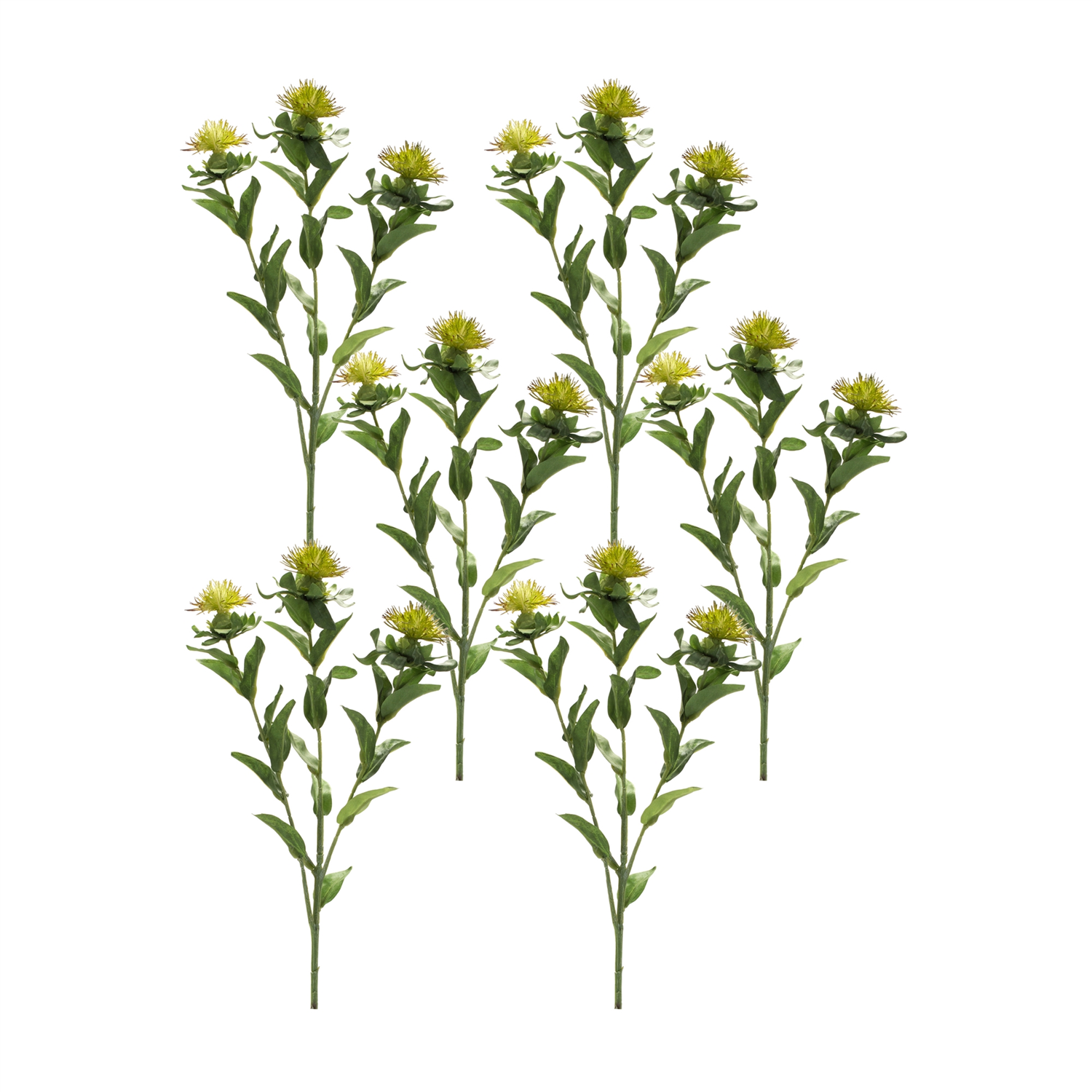 Thistle Spray (Set of 6) 34.75”H Polyester
