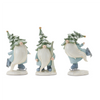 Gnome w/Skis and Skates (Set of 3) 7.25”H Resin