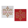 Merry Christmas and Tis The Season Sign (Set of 6) 11.75”SQ MDF