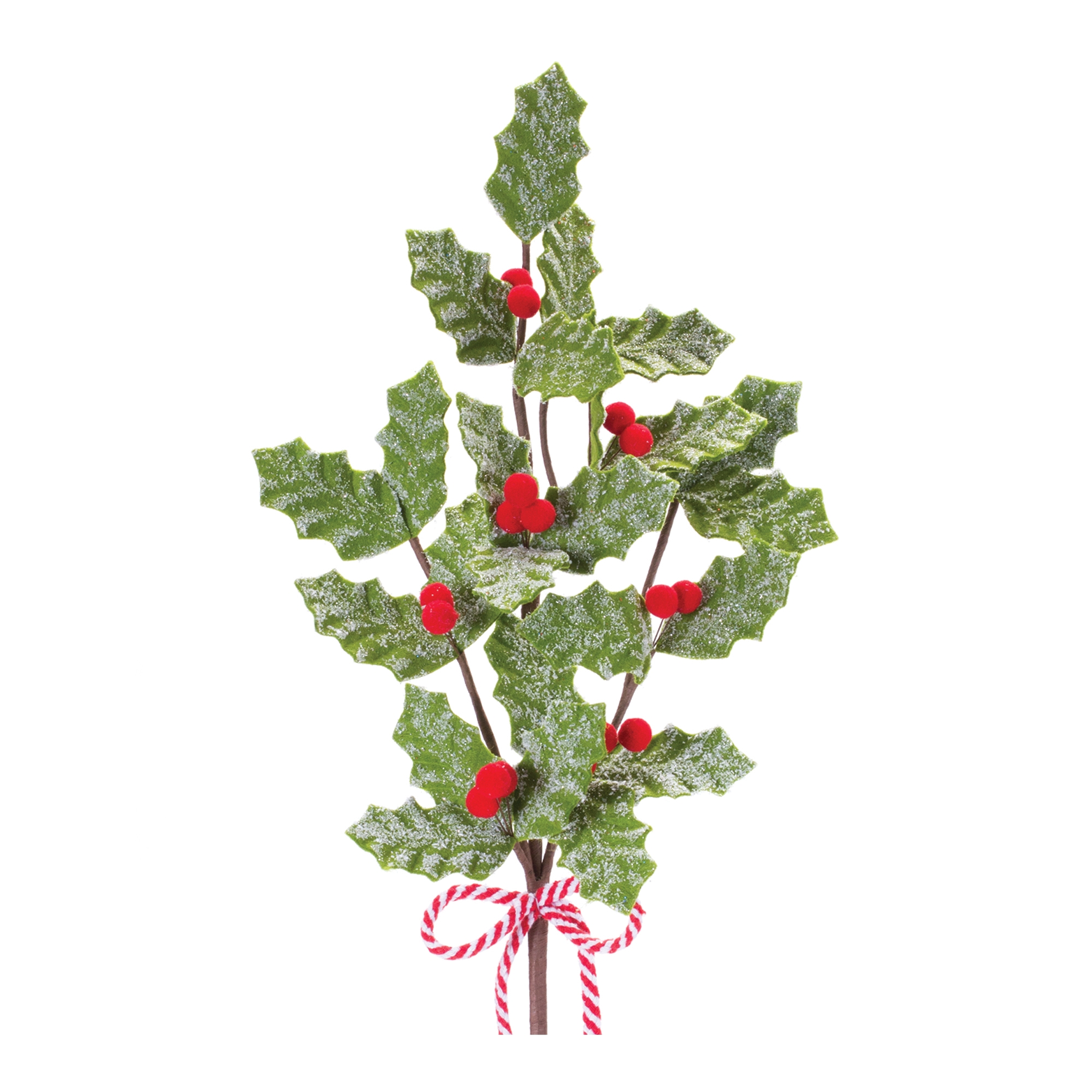 Holly Spray (Set of 6) 22.5”H Polyester