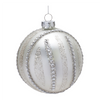 Ball Ornament (Set of 6) 4”D Glass