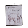 Ornament (Set of 12) 6.25”H Metal